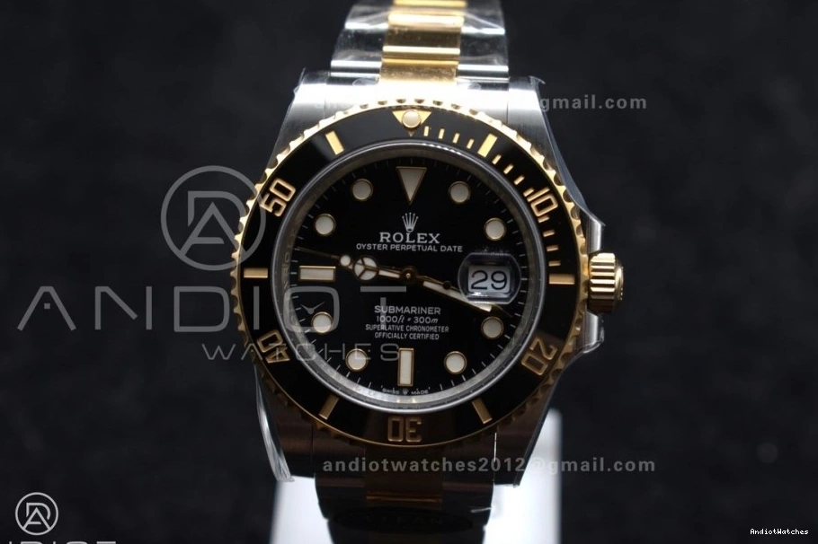 YG Submariner Unique SS Best LN 126613 Clean 1135 Edition VR Ceramic 1:1 Steel Black 904L 0307